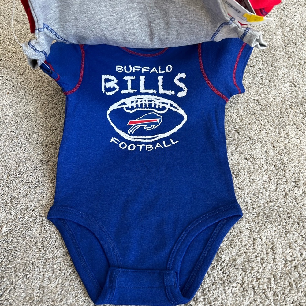 NFL Buffalo Bills Baby Bodysuits - Picture 3 of 5